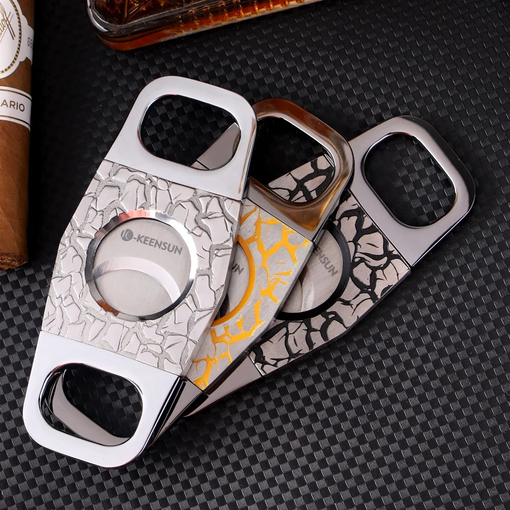 New Design Portable Sharp Cigar Accessories Knife Stainless Steel cigar punch cutter