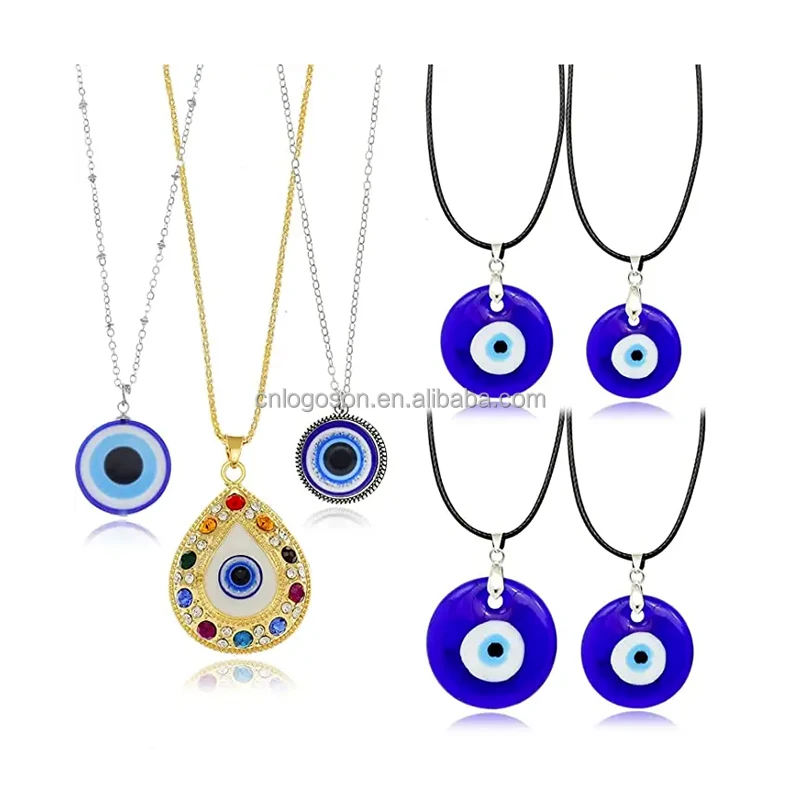 Good Luck Turkish Evil Eye Keyring Amulet Bag Charms Pendant Custom Evil Eye Keychain Gift