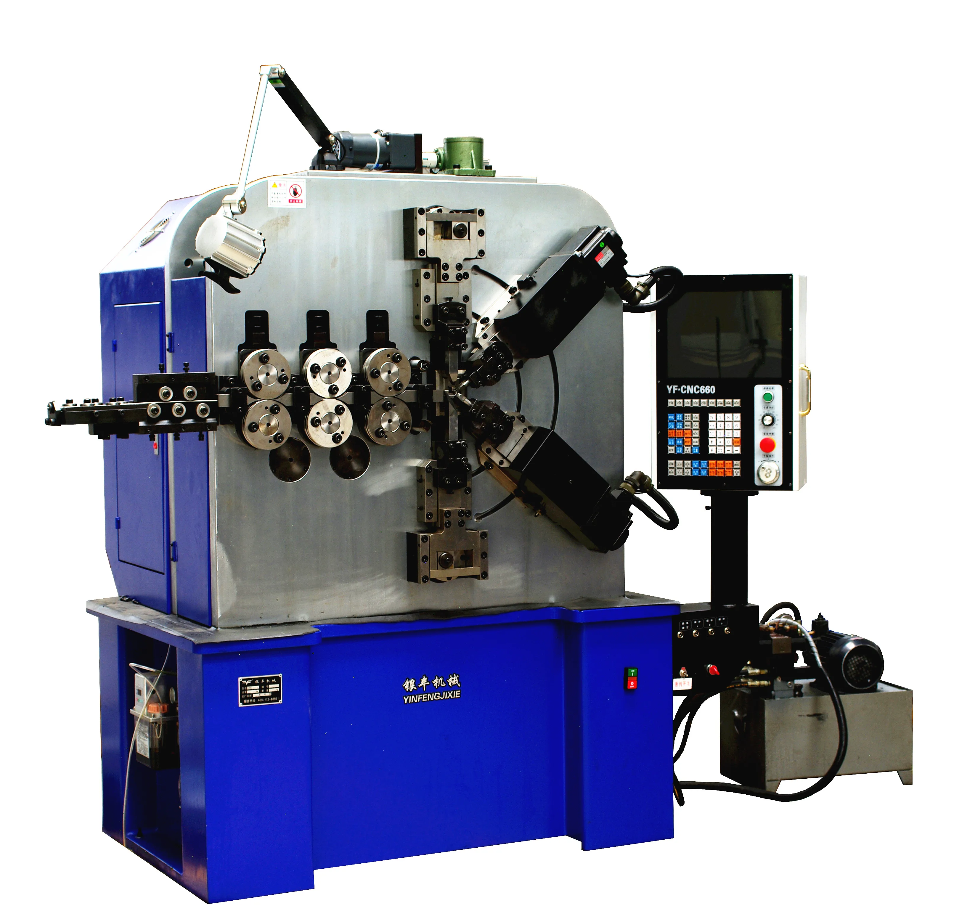 YF brand CNC-8660 cnc  tension spring  forming  machine from Zhejiang