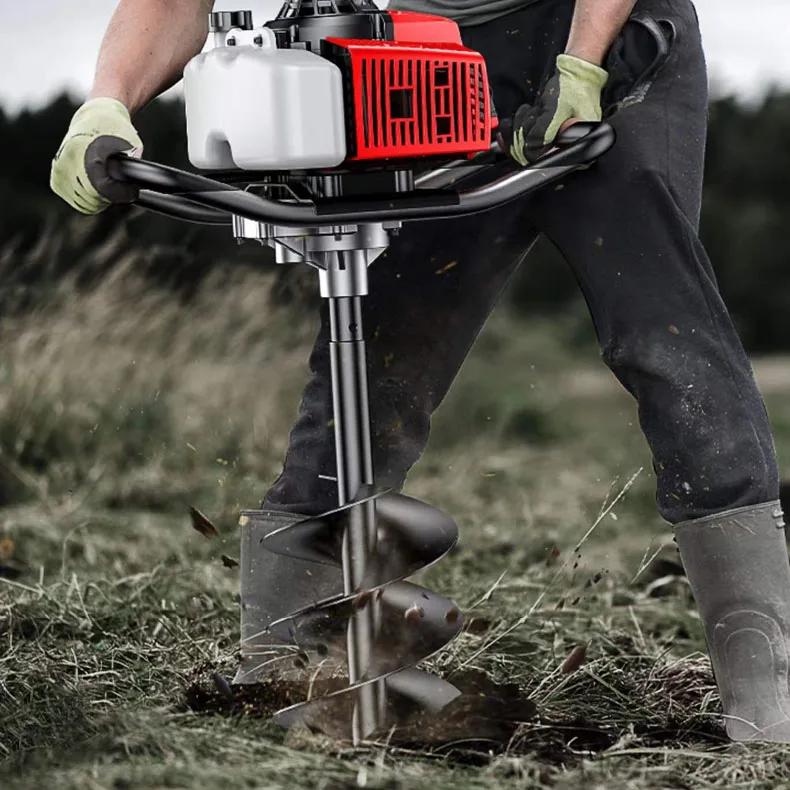 Professional Wholesale Garden Machine Petrol Ice Earth Drill Post Hole Digger Tool Hand Earth Augers for Sale