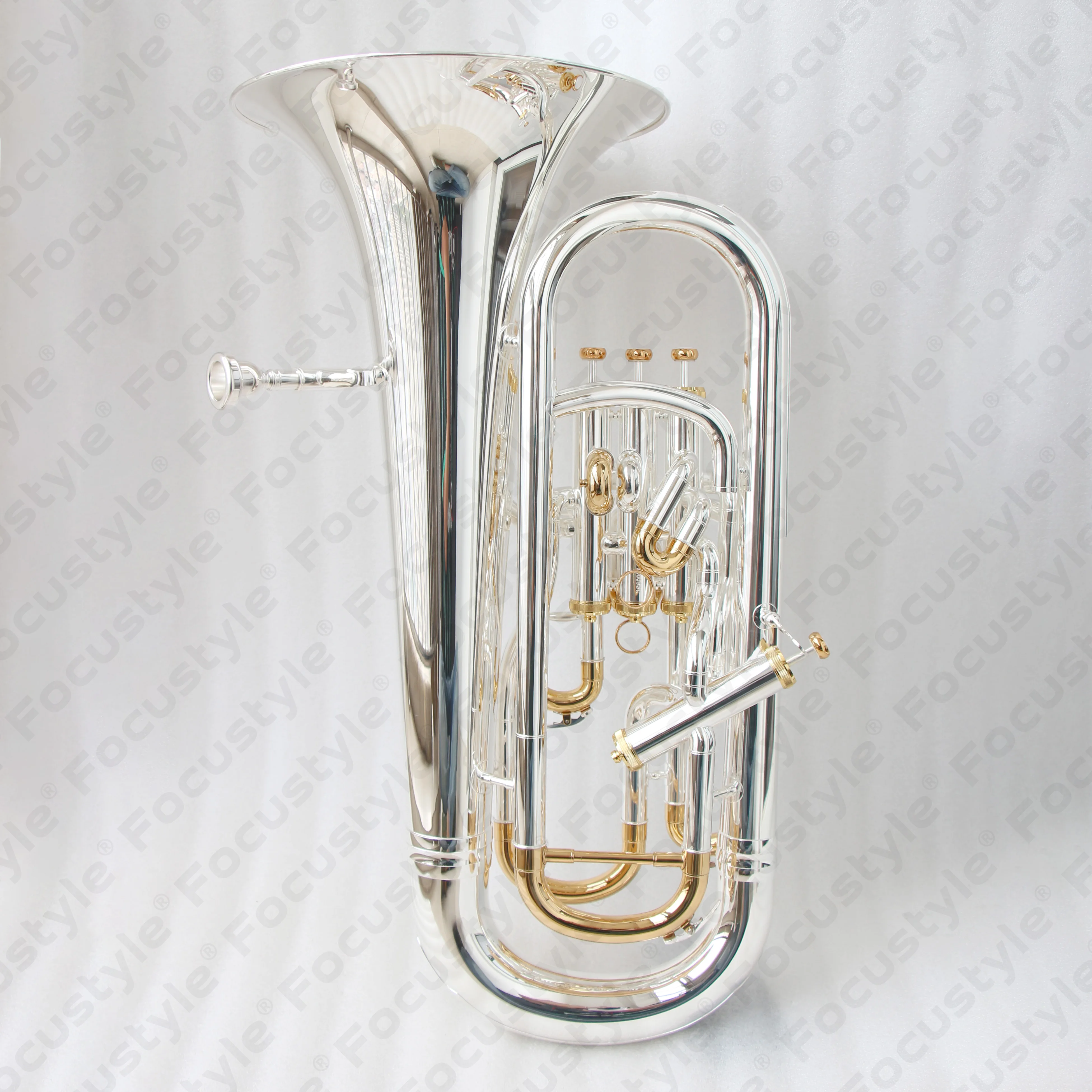 Cheap prices professional BB tone 3+1 pistons compensating euphonium other musical instruments & accessories with case for sale