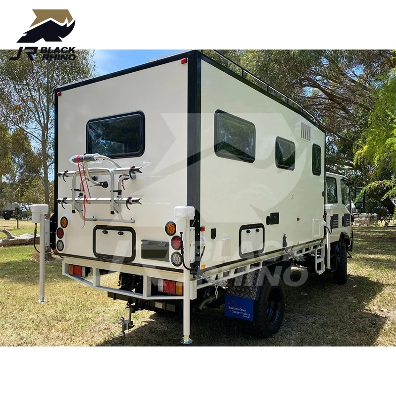 Outdoor caravan camping trailer camper campervan luxury expedition camper