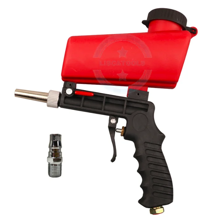 LHT102 90psi Регулируемый пневматический портативный гравитационный маленький Пескоструйный пистолет Пескоструйный набор