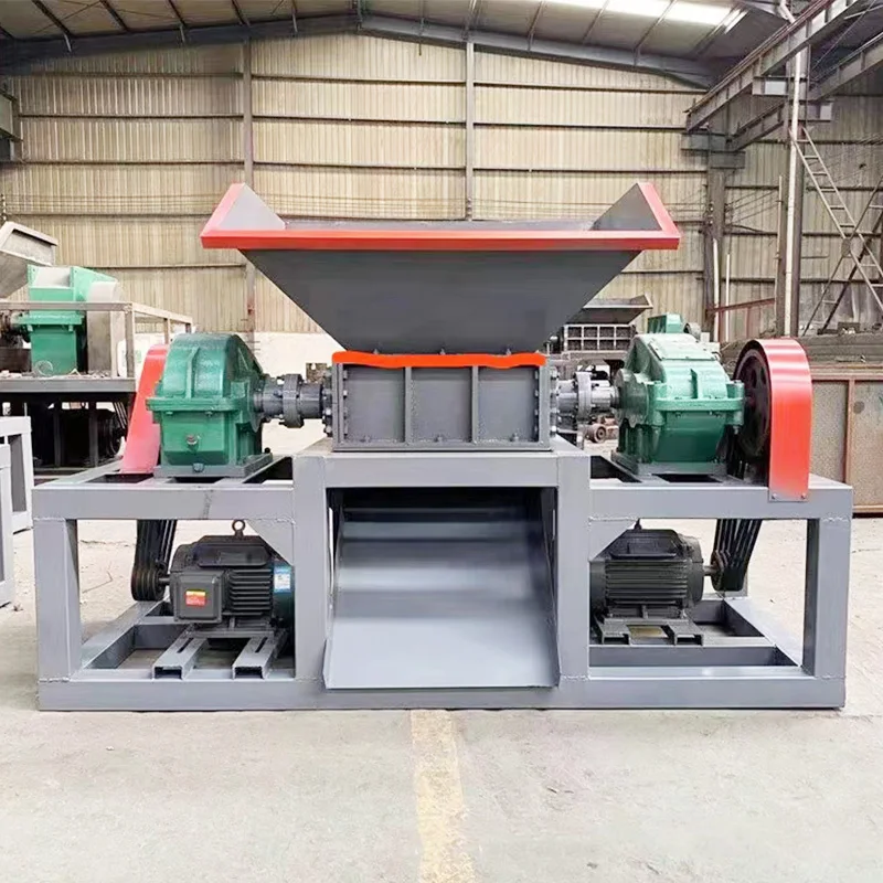 high capacity automatic Rubber Tire Shredder Machine press machine for recycling