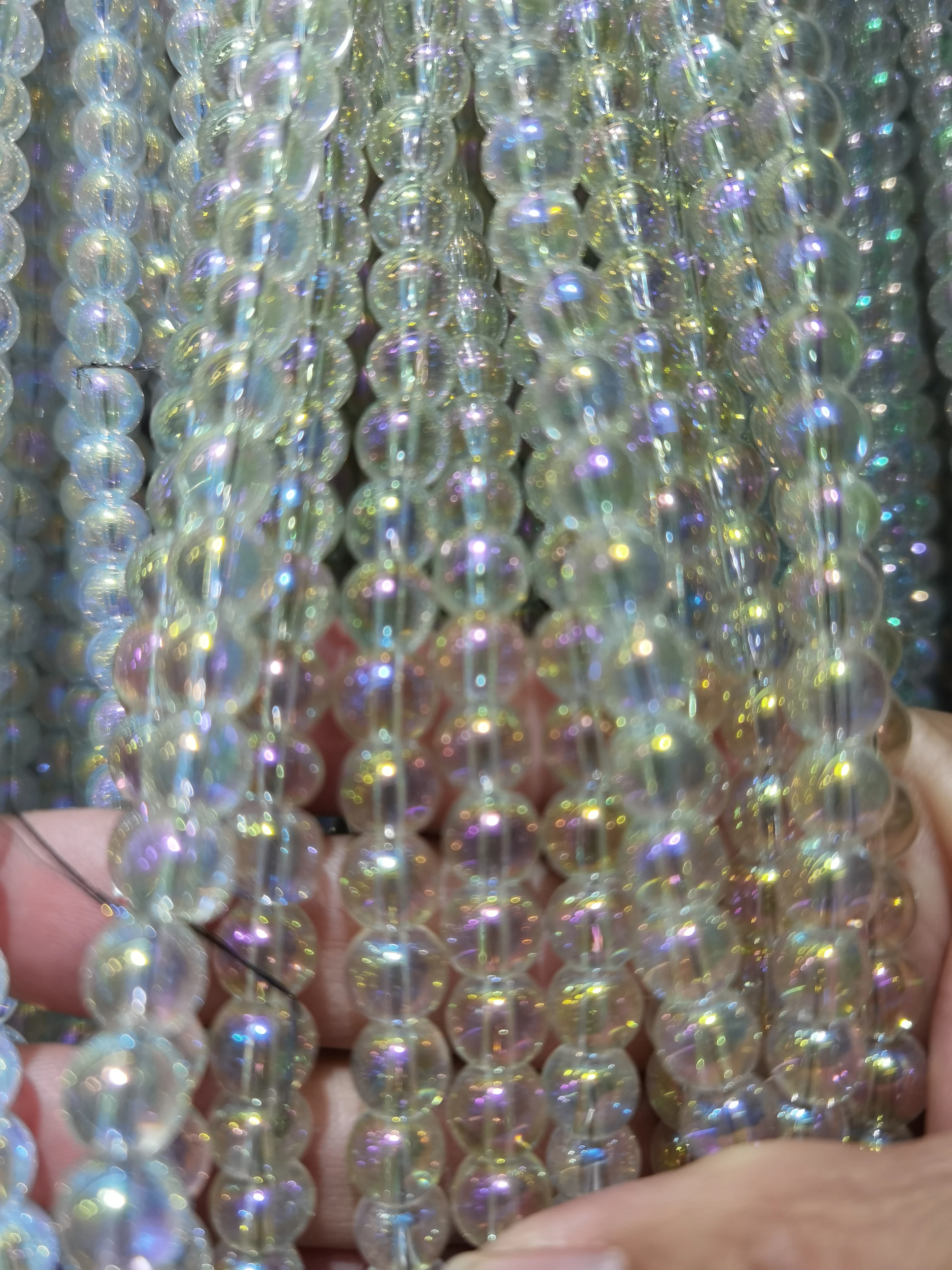 Glass Beads Mixed Color Jewelry Making Round crystal beads