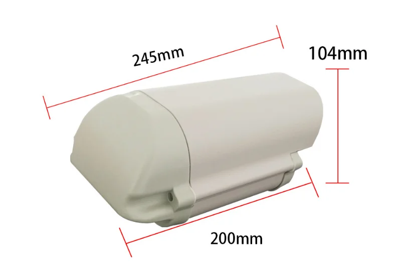 6 Inch CCTV Camera Housing Outdoor Aluminum Waterproof and Dustproof Bullet-type Shell Rollover