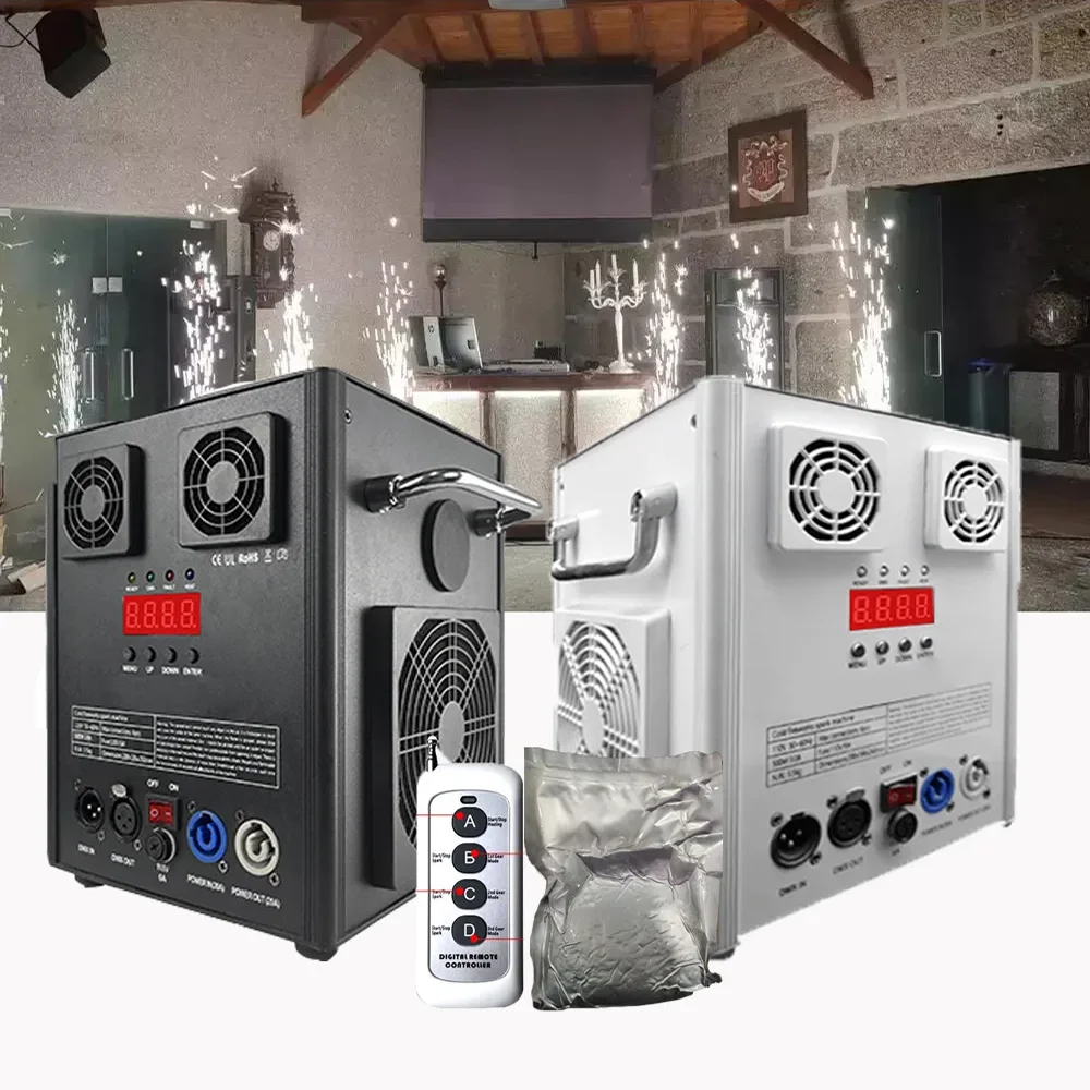 Sales of 200g indoor and outdoor titanium powder cold spark machines for cold fireworks in Chinese manufacturing factories