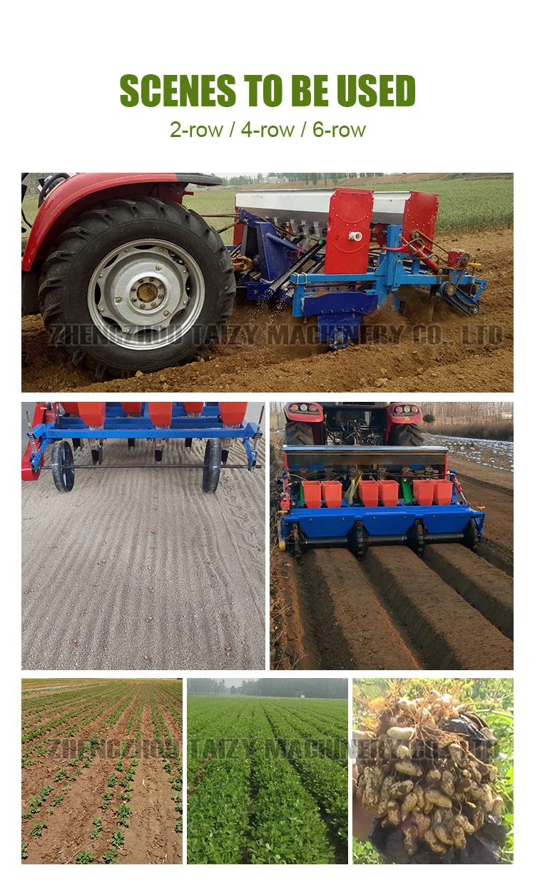 Agricultural tractor peanut seeding planting machine peanut seeds planter