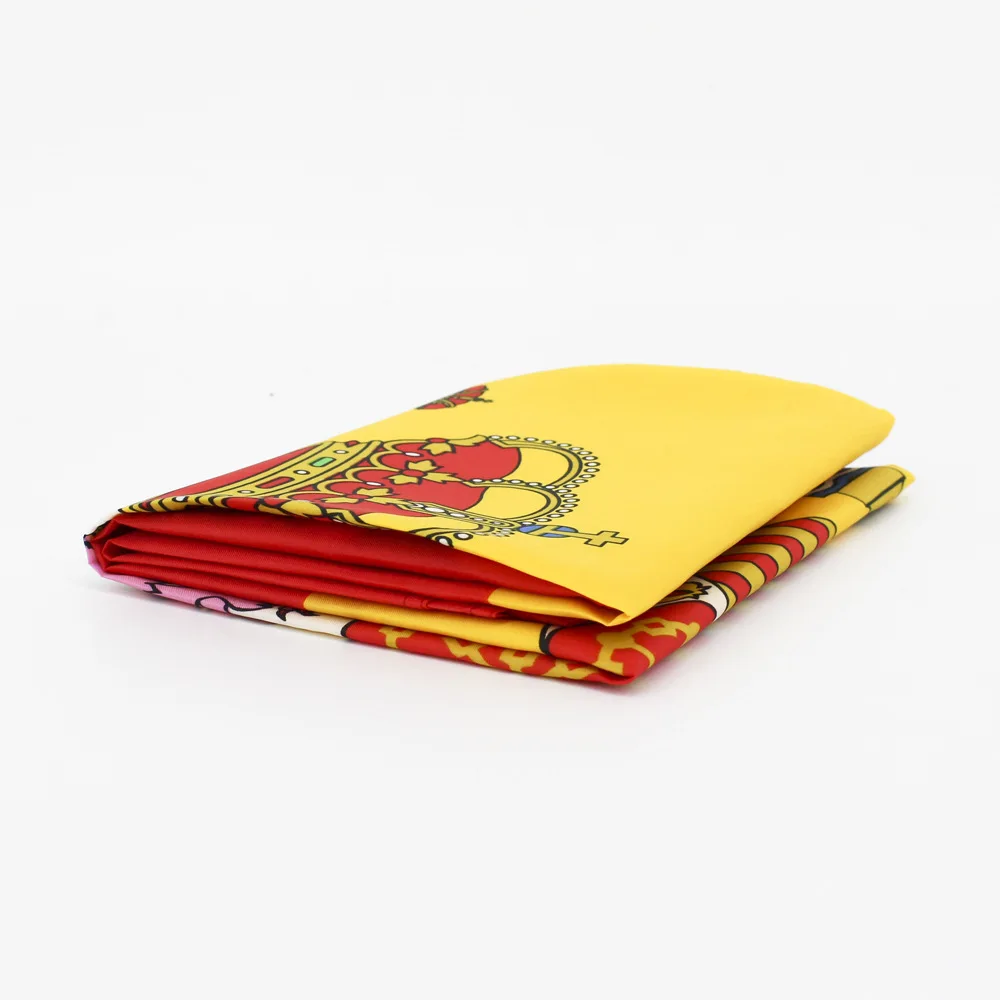 Factory Printed Polyester Campaign Cheap Outdoor Flying Red Yellow National Spanish Flag