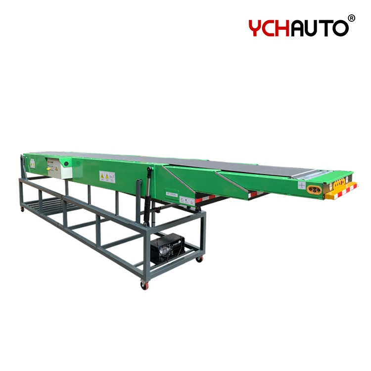 Telescopic conveyor loading unloading cargo with power durable retractable belt conveyor for manufacturer