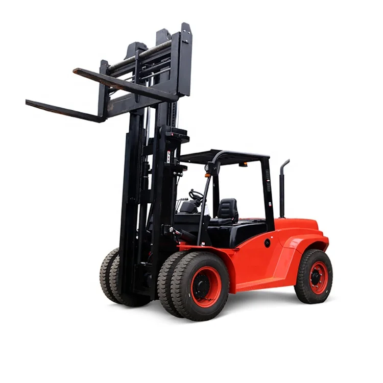 hot sale Diesel forklift container handling solid tyre 10ton diesel forklift