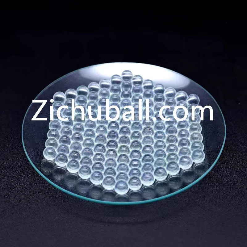 Laboratory uses 5MM laboratory shaking beads 5.556MM high white transparent precision solid glass marbles