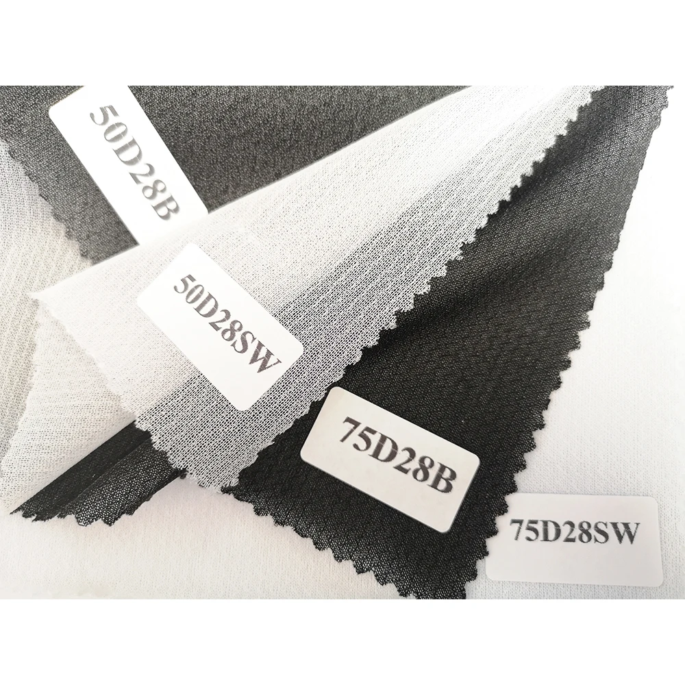 GAOXIN circular knitting woven fusing interlining eco-friendly for garment