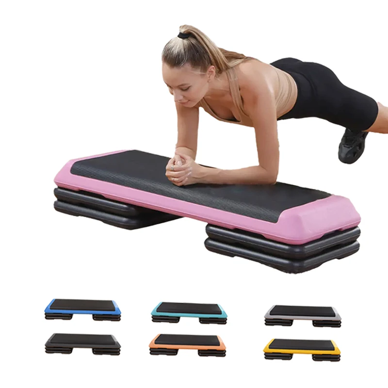 3 Levels Adjustable Stepper Pedal Balance Board Sports Fitness Aerobic Step Platform
