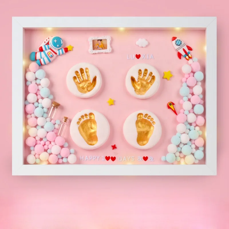 Good Performance Personalized Diy Wood Birthday Souvenirs Photo Frame For Kids
