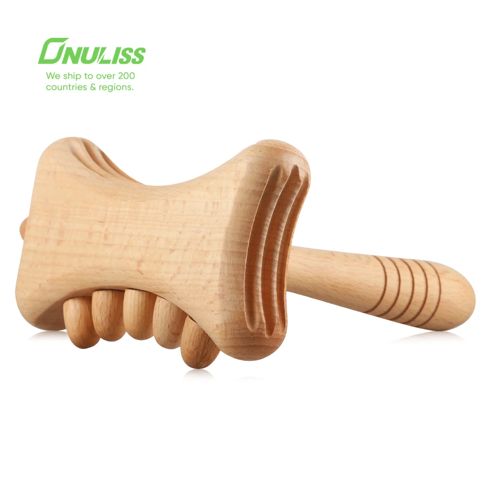 Lymphatic Drainage Tool Wooden Roller Maderotherapy Wood Wooden Therapy Massage Tools Set