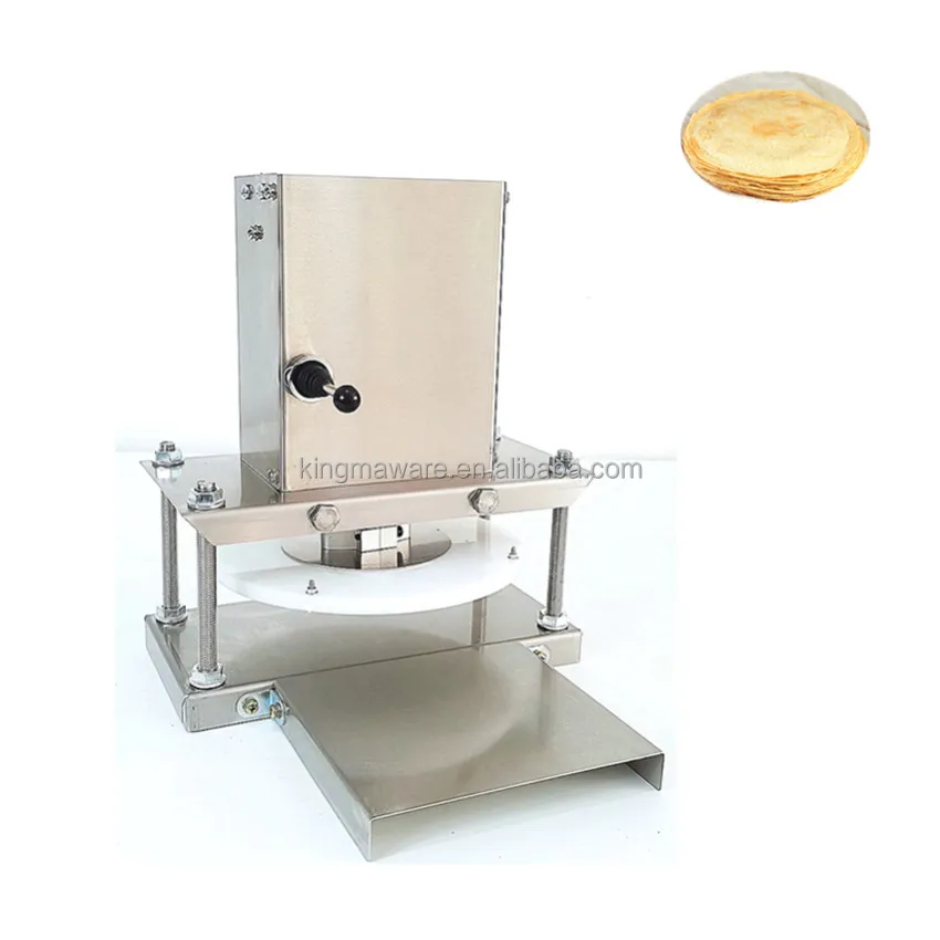Hot Sale Commercial 110v 220v 55w Roti Dough Flattening Press Machine Cake