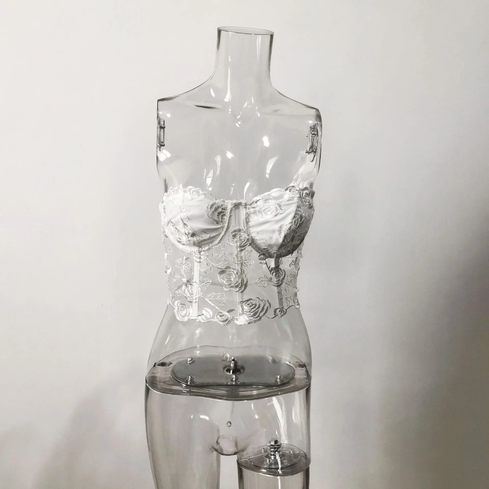 2022 Wholesale Sexy Strapless Lace Tops Summer Corset Cami Crop Tops for Women Sleeveless Sheer Cupped Backless Tank Top