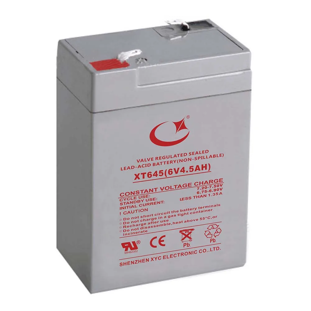 Sealed maintenance free lead acid battery SMF battery 6v 4.5Ah