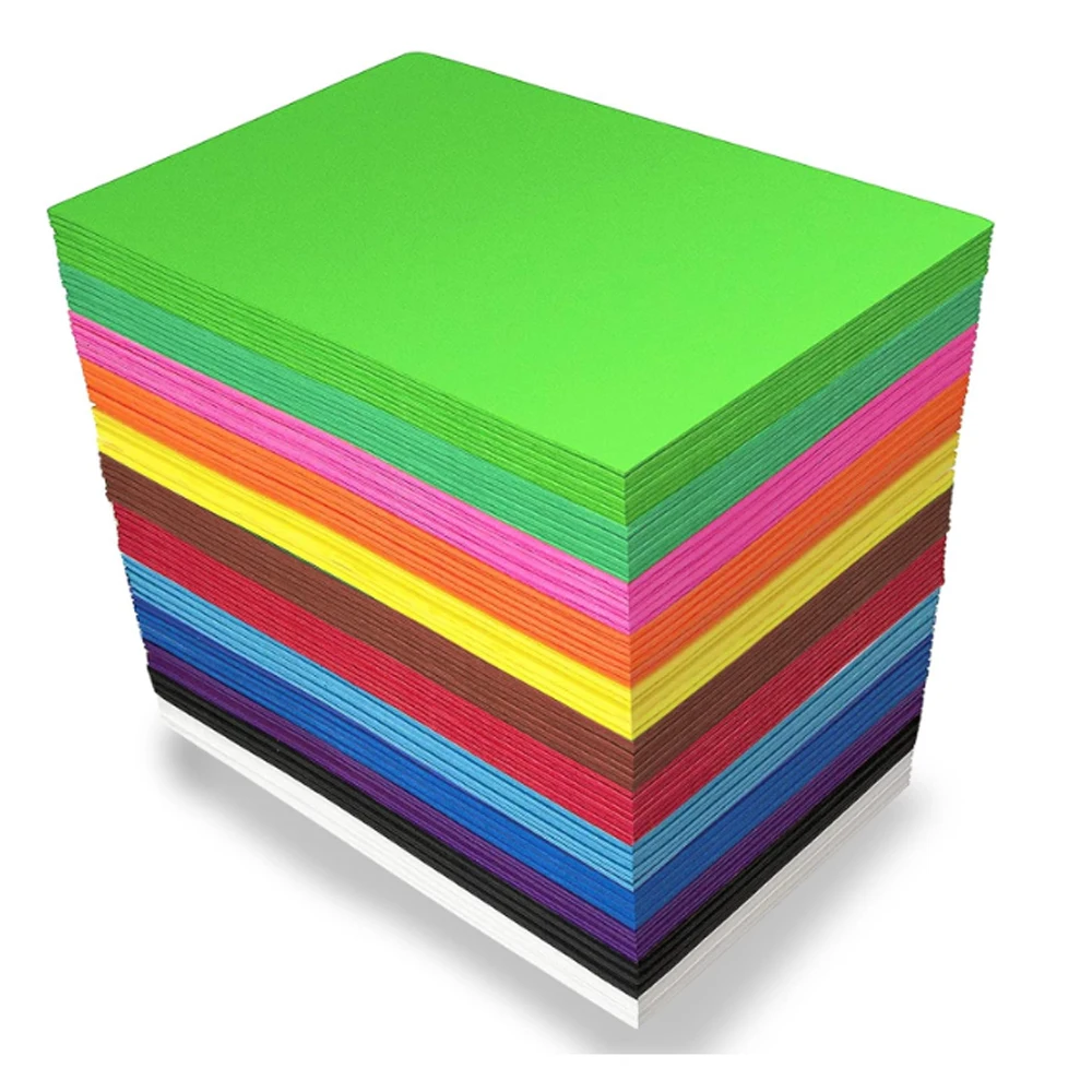 Custom Eva Foam sheet Paper Pieces for Kids Classroom Craft DIY Sewing die cut High Quality EVA foam sheet eva insert
