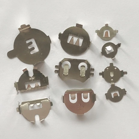 customized metal stainless steel flat leaf spring aaa cr2032 spring battery electrical contacts