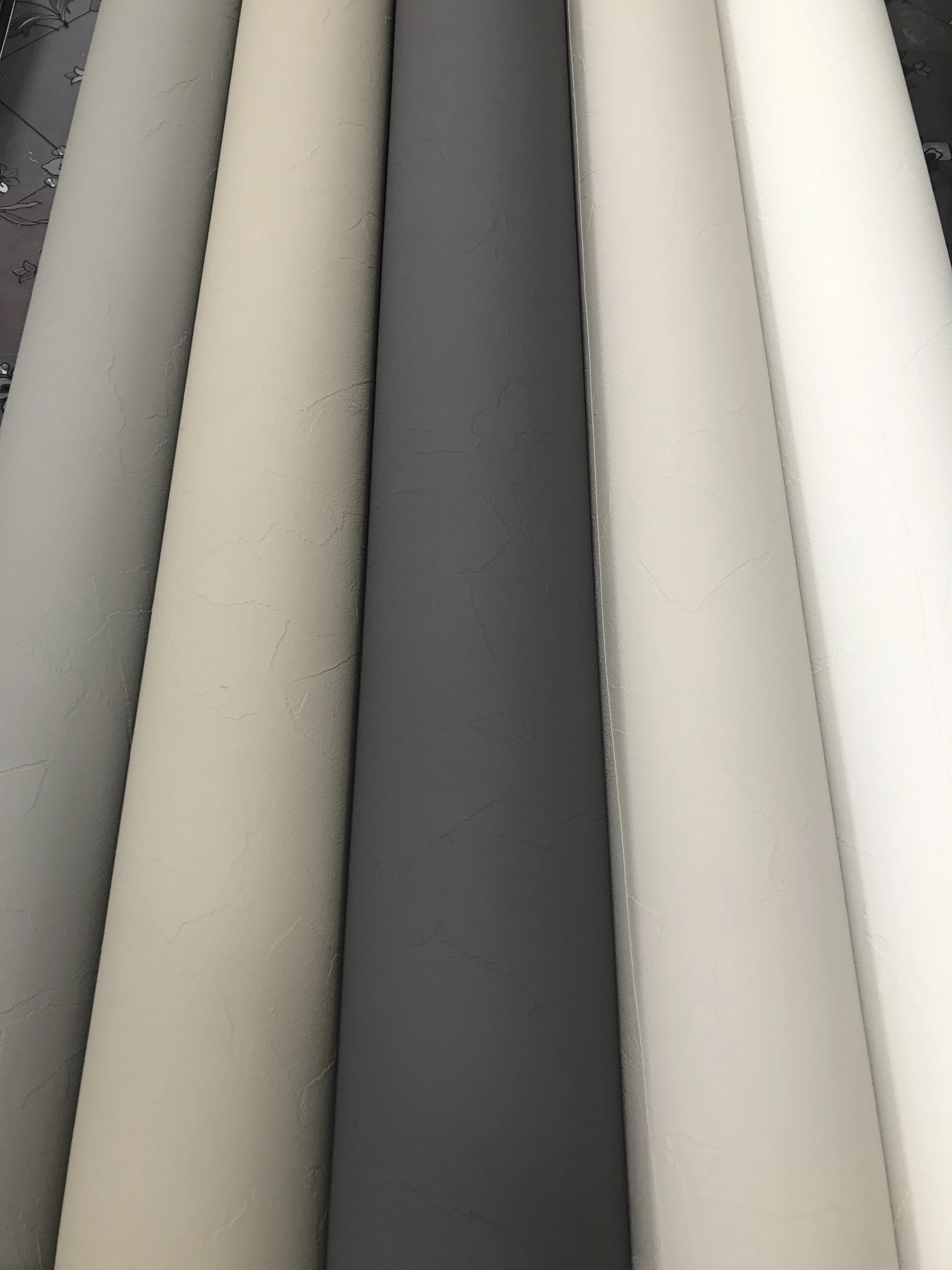 
Cement Grain New Emboss Solid Colors PVC Membrane Film for Indoor Decorative 