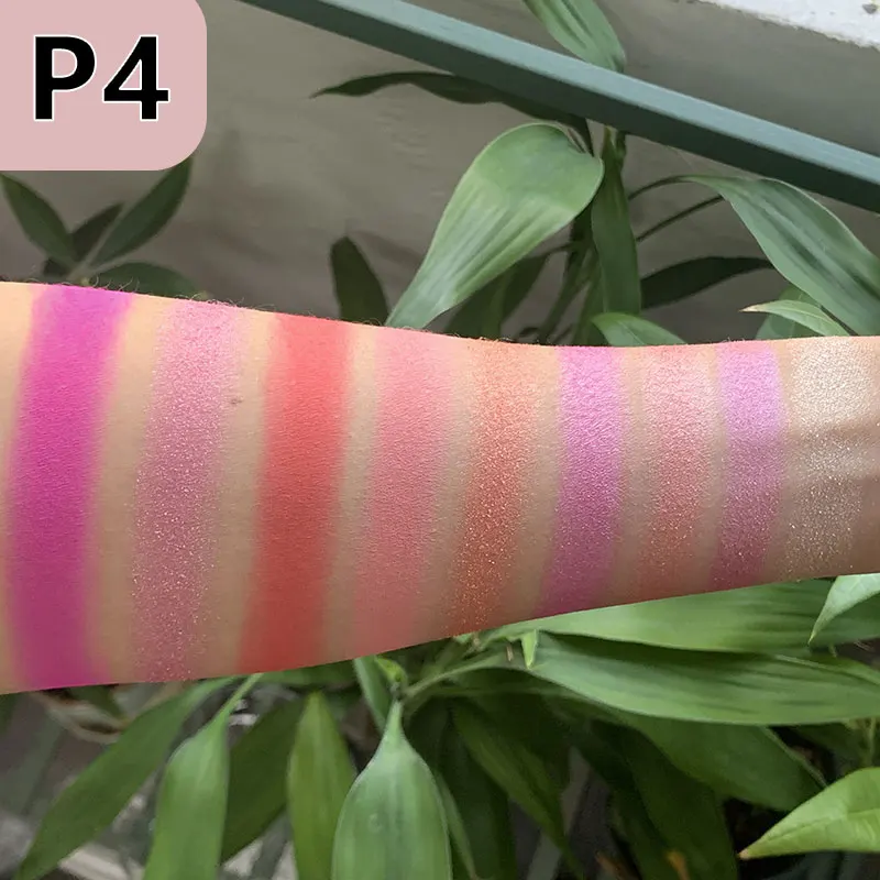 High pigmented cosmetics pressed glitter eyeshadow pallet make up custom logo eye shadow palette private label