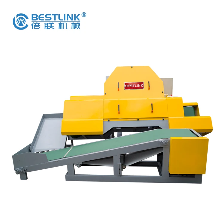 thin stone veneer saw with sound dampening
