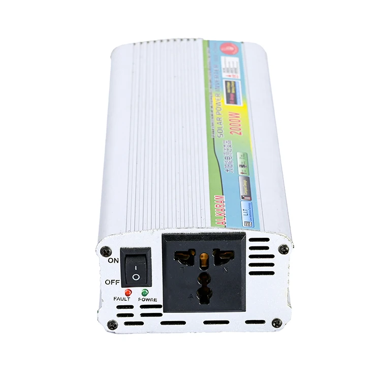Solar energy converter inverter pure sine wave 12v to 110v off grid 2000w solar power  inverter Solar energy converter