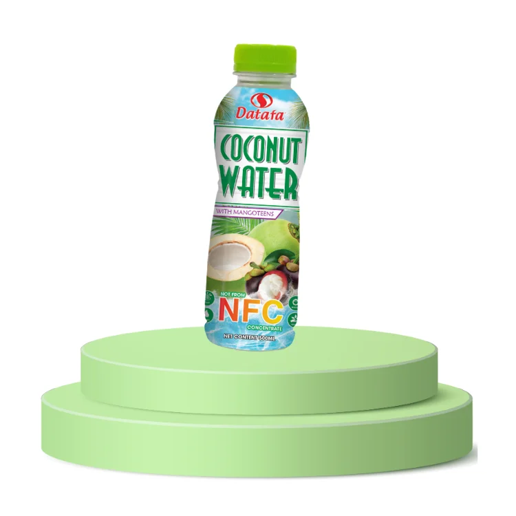 Customized Logo Carton Box for Coconut Drink NFC Juice Fruit Vegetable Juice Packaging Made in Vietnam Ingredients Water