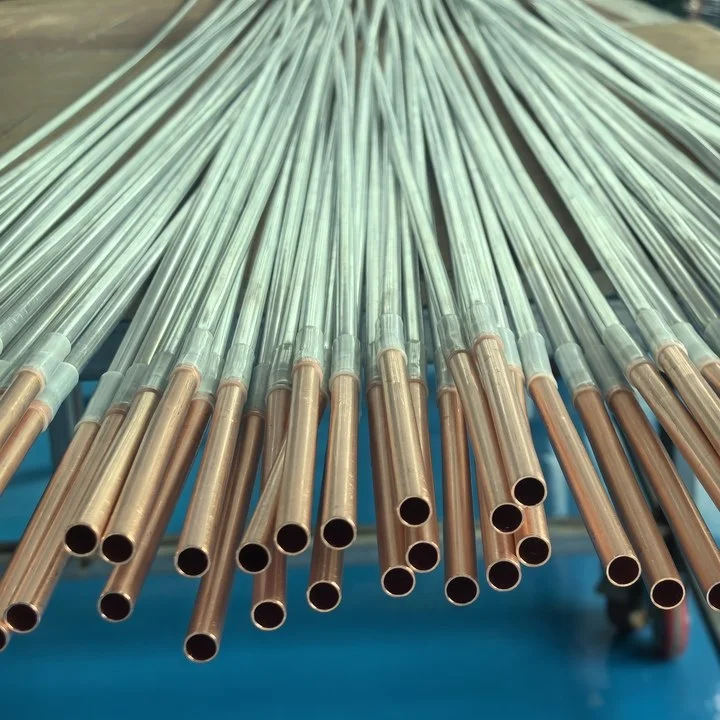 2024 PuSong  China Factory Air Conditioner Parts Custom AC Copper Aluminum Connecting Tube 10mm Insulated Copper Pipe