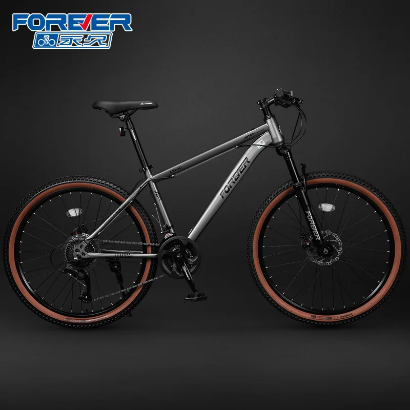 FOREVER Factory Hot Sale 24/26/27.5 Inch Bicycles  24-30 Speed High-Carbon Steel Frame  Off Road Mountain Bike