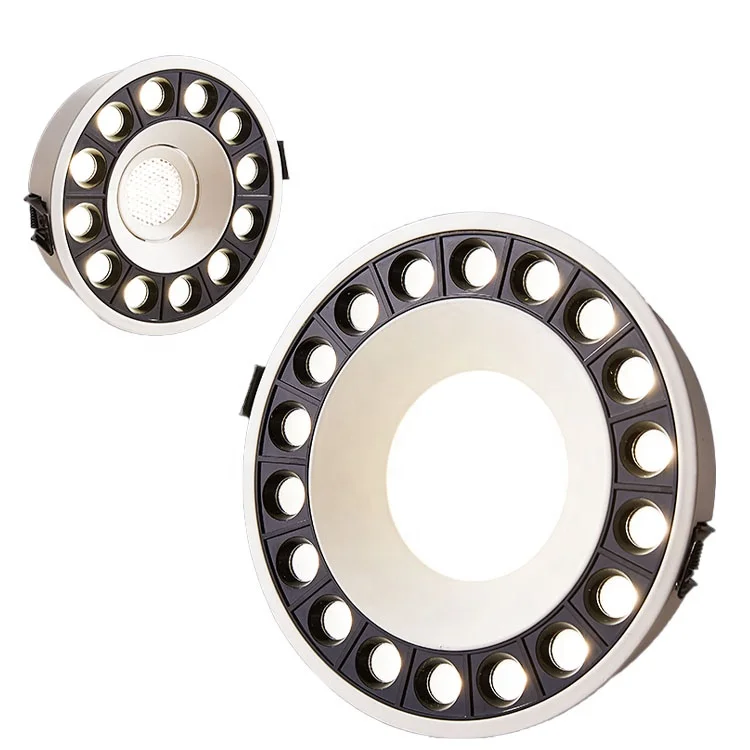 New design top quality ultra-thinled lamp downlight project 6-30W aluminum round fixture ceiling SMD  downlight ugr LED