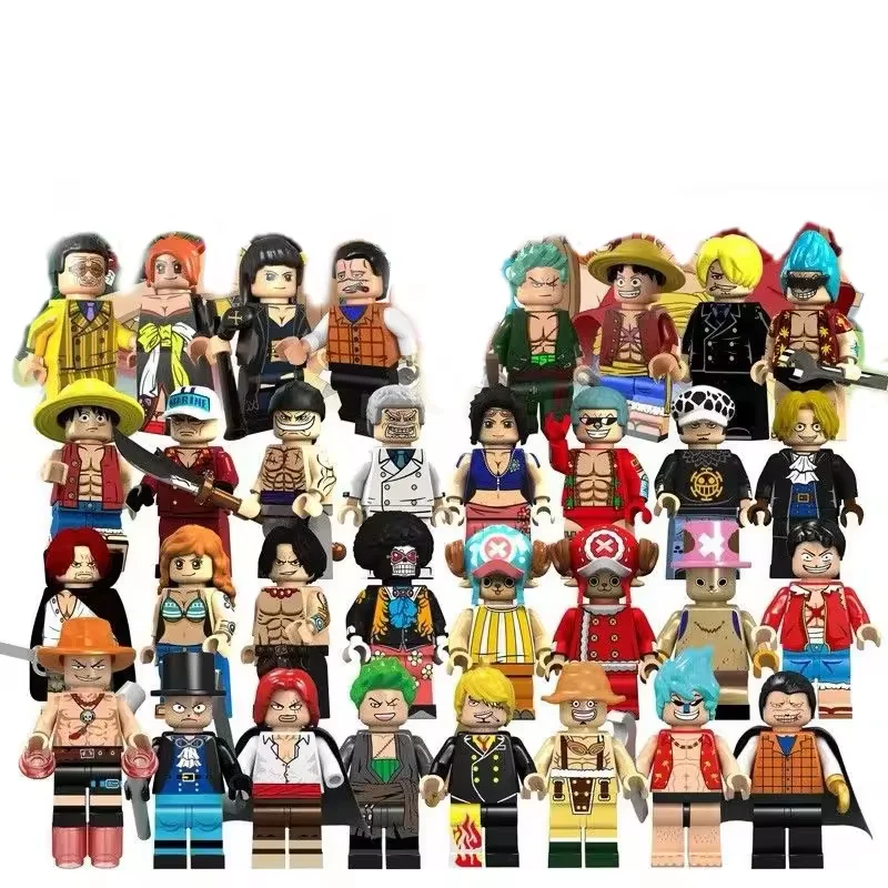 Random Mini Building Blocks Le Animation Diy Mini Cartoon Character Building Blocks