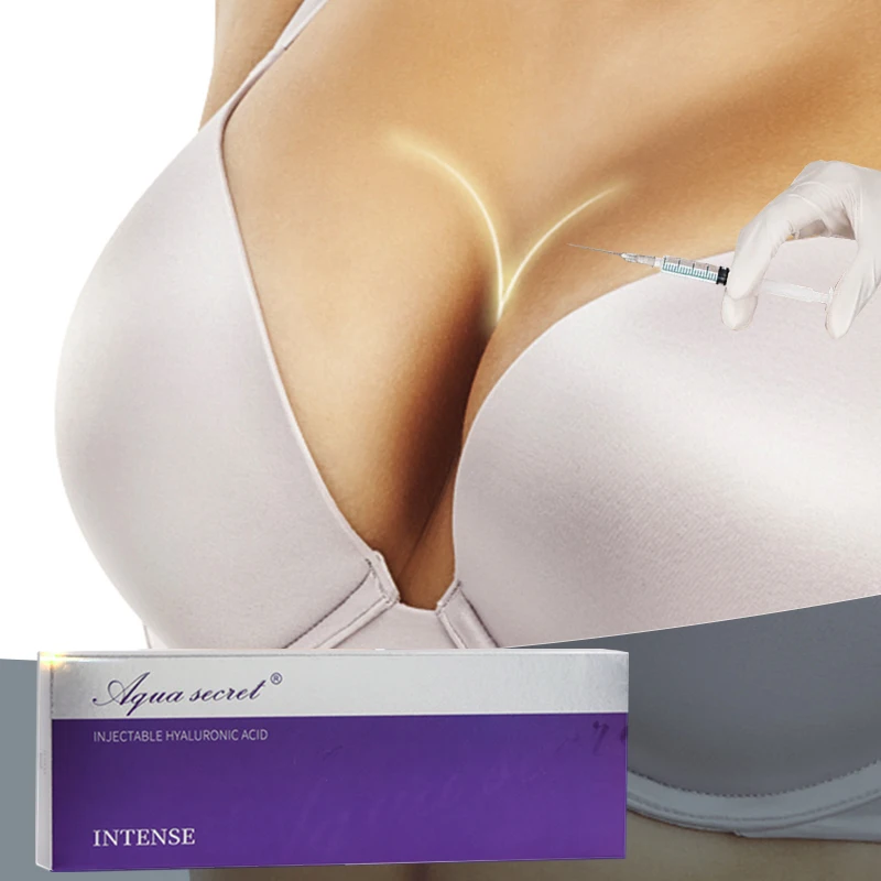 Гиалуроновая кислота для инъекций Aqua Secret, 1 мл, 2 мл, инъекция большой груди, онлайн, гиалуроновая кислота, дермальный наполнитель, купить