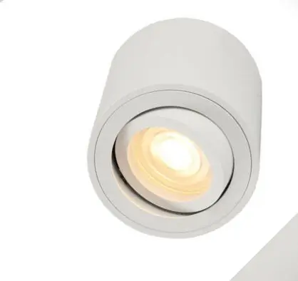 DC 24 volt LED GX53 adjustable downlight surface mounted fixture GU10 MR16 with bracket replaced lamp