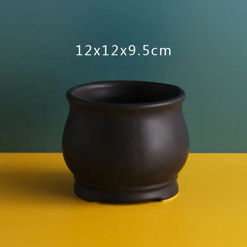 Nordic home decoration modern planter mini pots ceramic flower pot office succulent pots