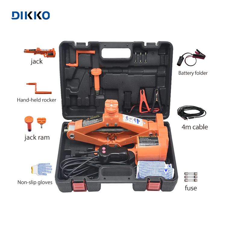 Mini Electric Scissor Jack Tool Portable Scissor Car Jack 12volt Electric Scissor Jack for Car