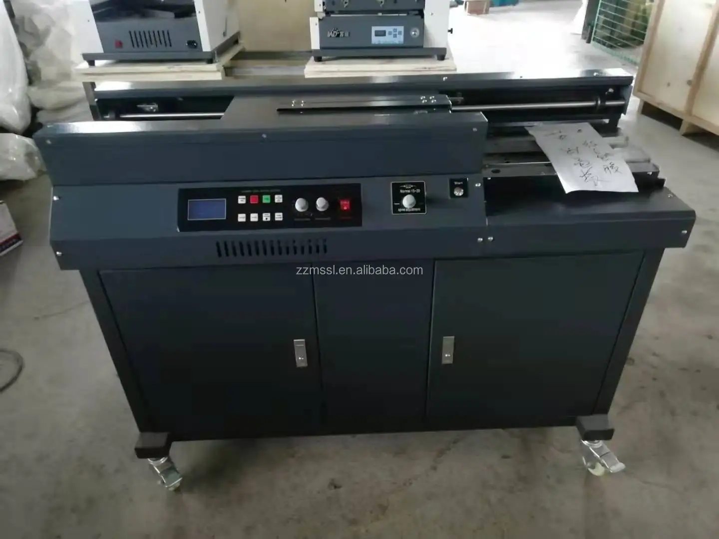 Front H3 Full Automatic Glue Binding Machine A2 Perfect Bookbinder Similar With Horizon Bq-270 Book Binder