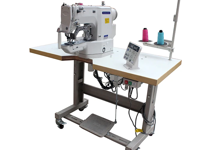 430D Computer Controlled High Speed Bartacking Industrial Sewing Machine With Table and Servo Motor