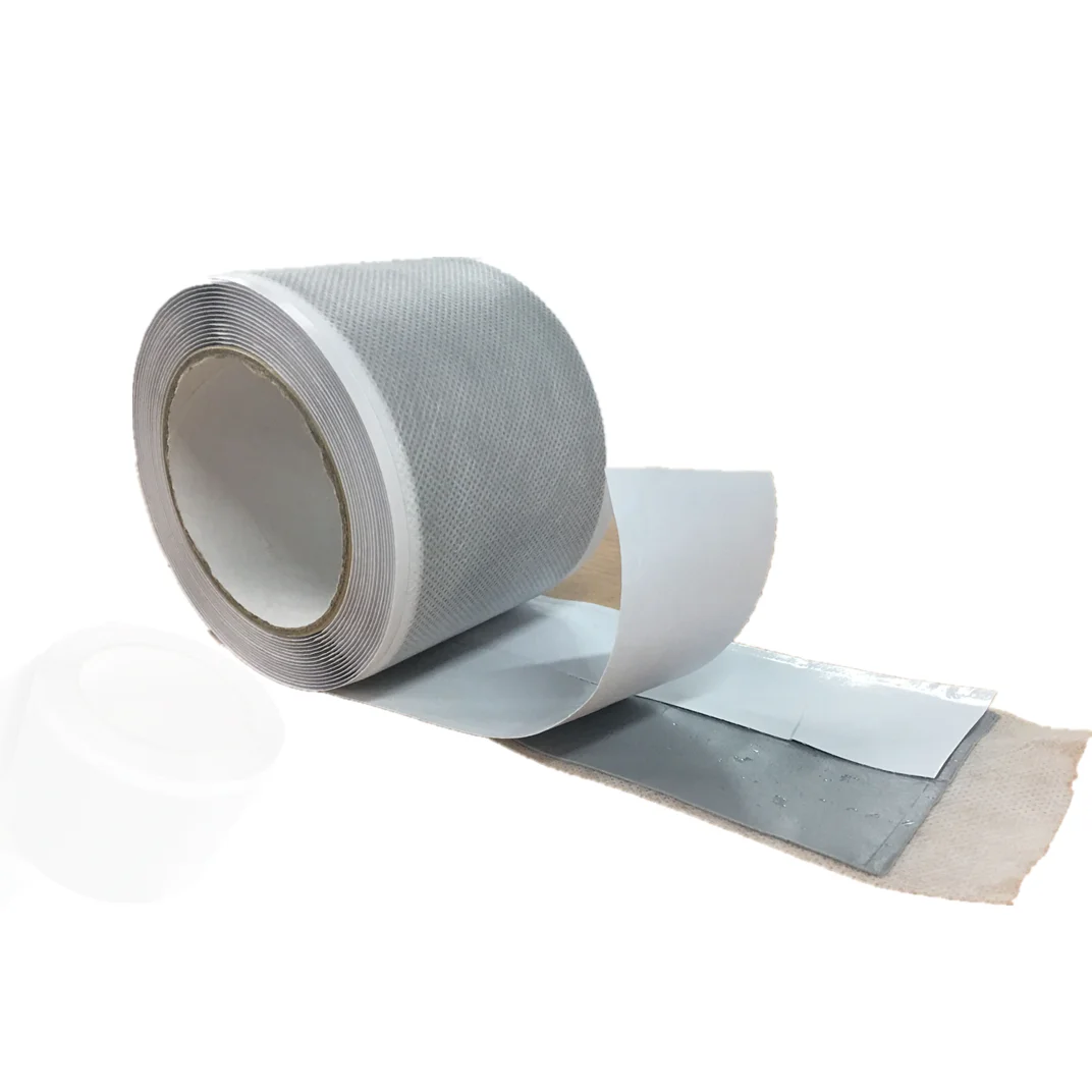 Manufacturer Grey Self-Adhesive 10cm Wide Butyl Roof Repair Tape for Roofing Use