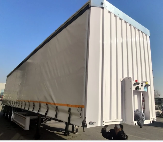 Curtain Side Semi Trailer for Cargo Transport to Kazakhstan