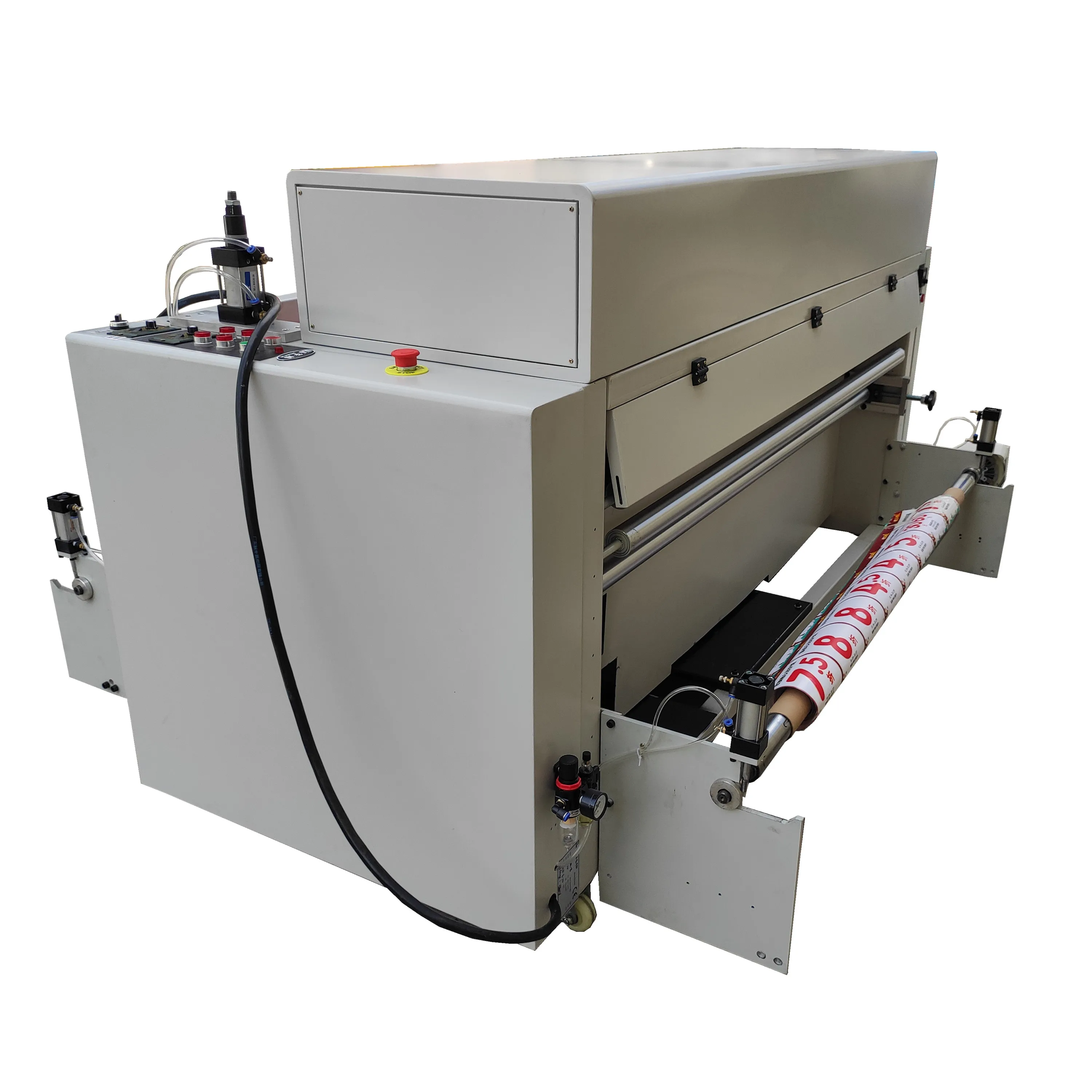 Easy move UV light drying photo surface liquid coating  machine with  wheels