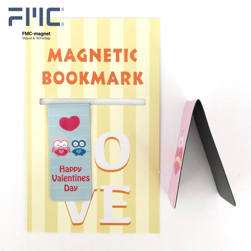 Fast Custom Label Decorative Cute Cartoon Animal Kids Magnetic Bookmarks For Books