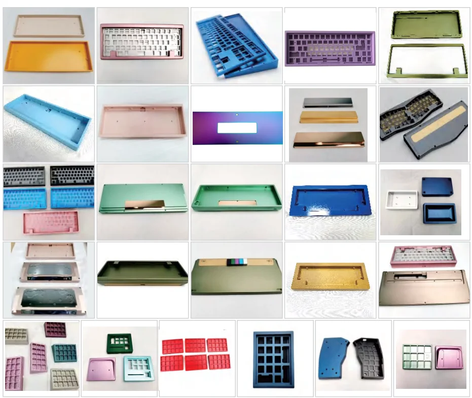 50% discount Gaming Aluminum Keyboard Case Mechanical Keyboard Case Aluminum Cnc Mechanical Keyboard