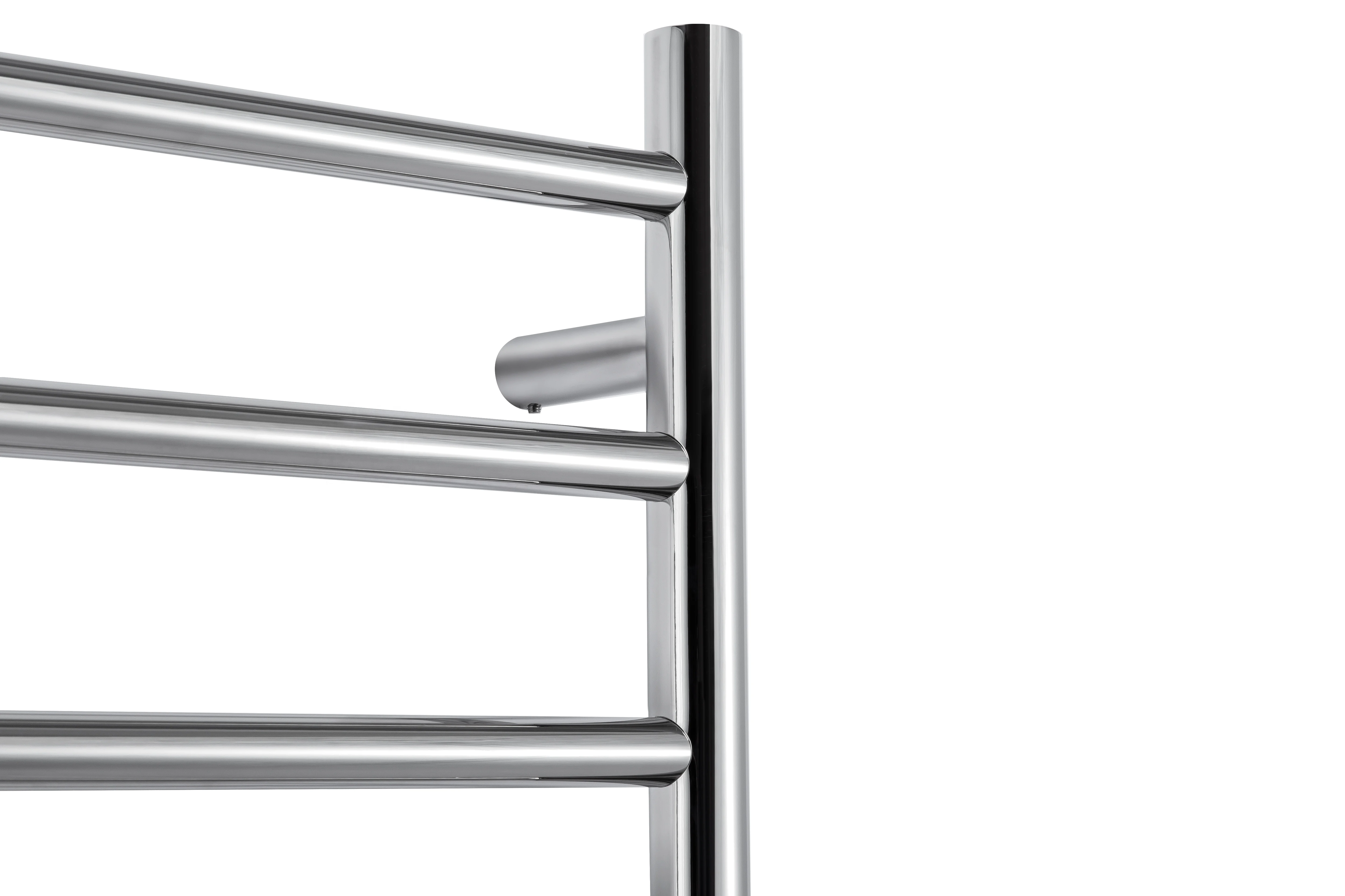 Chrome Plugin Hardwired Heated Towel Rack for Bathroom Wall Mounted Stainless steel
