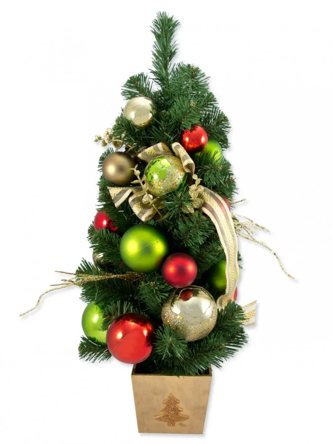 8 Foot Shimmering Mountain Fir Christmas Tree  For interior decoration
