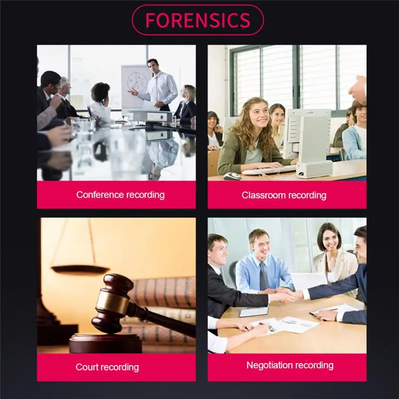 QZT voice recorder wrist watch black sound recorder