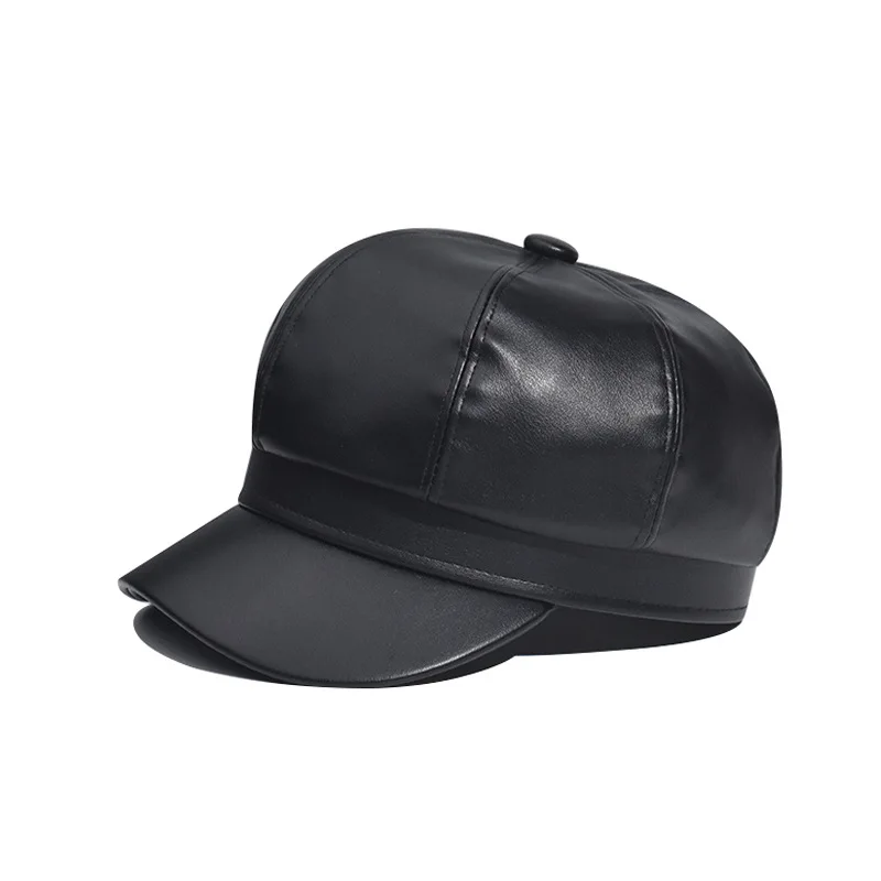 Fashion decor ladies berets french leather beret hat for women