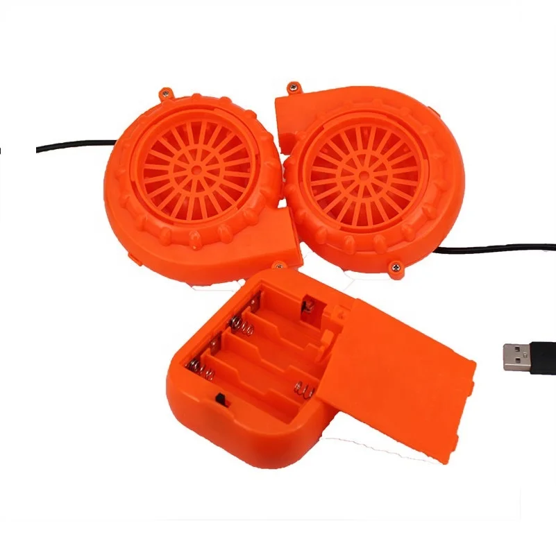 USB DC 6 в портативный мини вентилятор воздуходувка для надувных мультяшных костюмов Надувной оранжевый